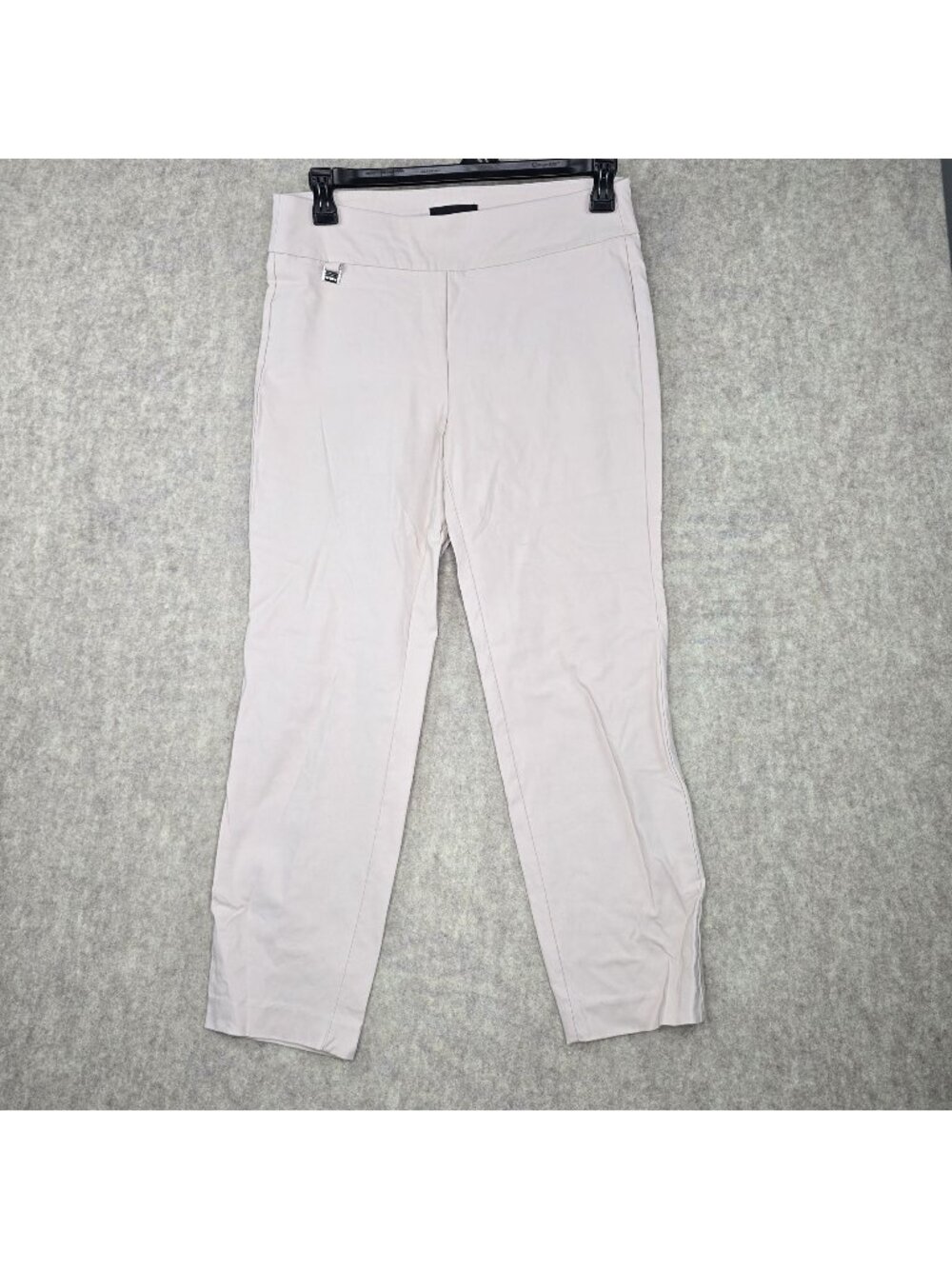 Premise Womens Straight Leg Pants Beige Medium Stretch Casual Mid-Rise